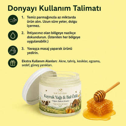 Natessa Kuyruk Yağı & Bal Özlü Doğal Bakım Kremi
