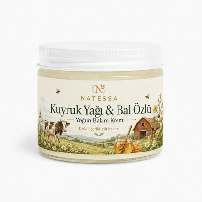 Natessa Kuyruk Yağı & Bal Özlü Doğal Bakım Kremi